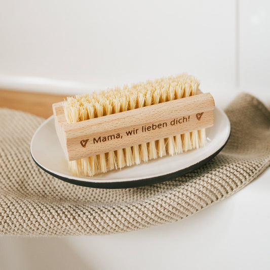 Handwaschbürste Nagelbürste "Mama, du bist wundervoll" "Mama, wir lieben Dich!" Für Sie Geschenkidee für Mütter Muttertag