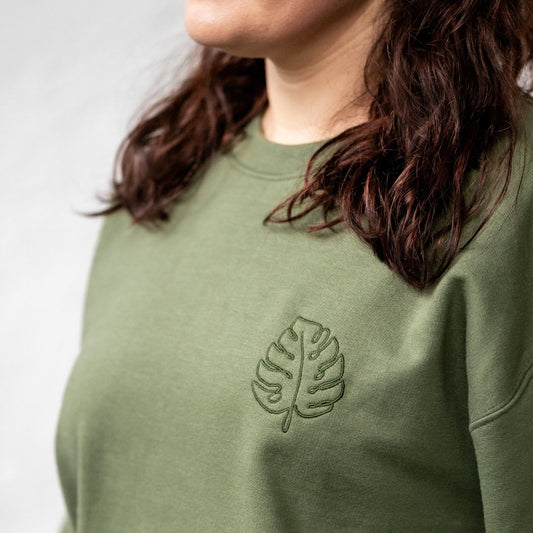 Sweatshirt Monstera Pflanze