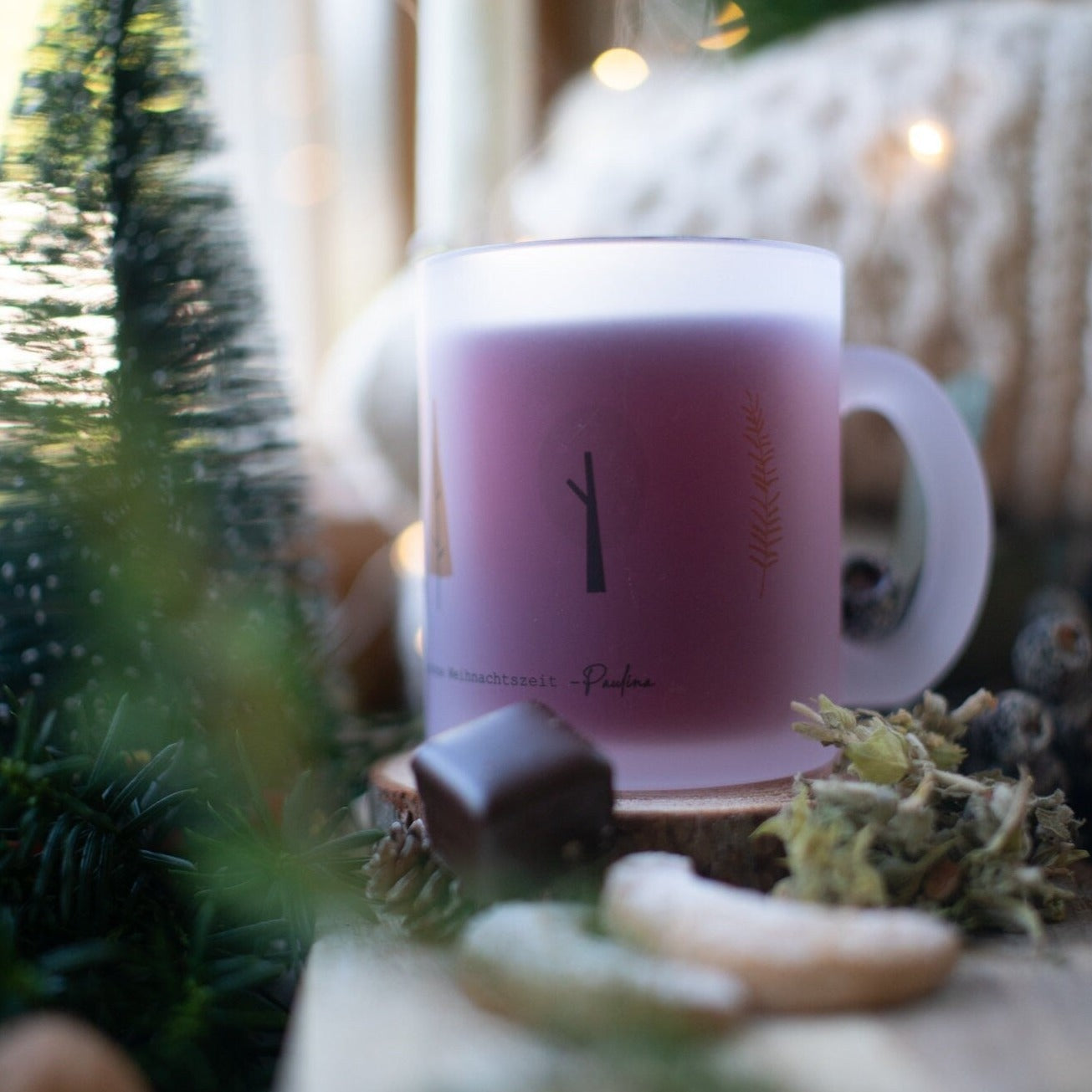 Glühwein Tasse "Eisenwald Bäume"